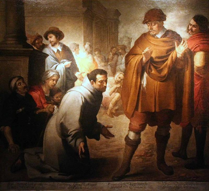 Bartolome Esteban Murillo San Salvador de Horta et lInquisiteur Aragon china oil painting image